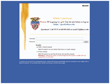 Tablet Screenshot of cadetnet.vfmac.edu
